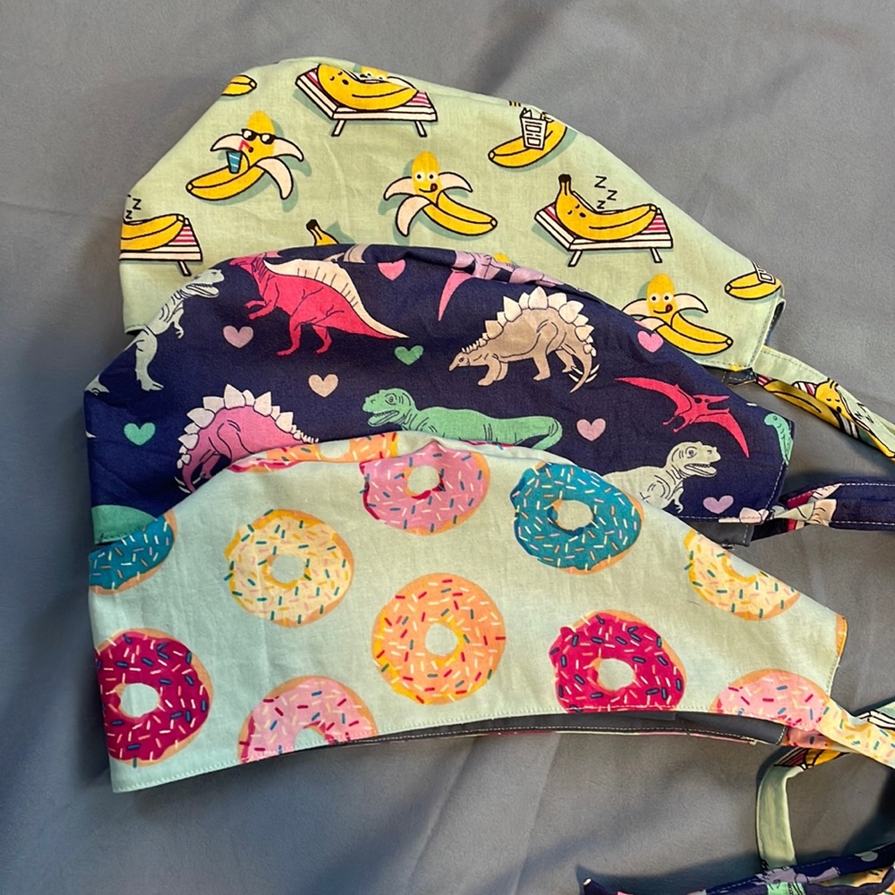 Brand new scrub caps